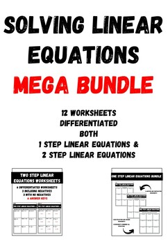 Preview of Linear Equations Mega Bundle