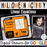 Linear Equations | Error Analysis | Digital Activity | Halloween