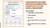 Linear Equations Intro / Slope Review - PRINTABLE GUIDED NOTES