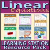 Linear Equations - Learning Stations Resource Pack