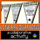 Linear Equations Math Pennant Activity