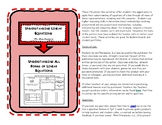 Linear Equations - 40+ Mini Posters: Tables, Graphs, Equat