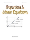 Linear Equations & Proportions