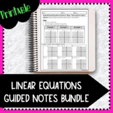 Linear Equations Unit Growing Bundle