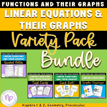 Preview of Linear Equations and Graphs | BUNDLE