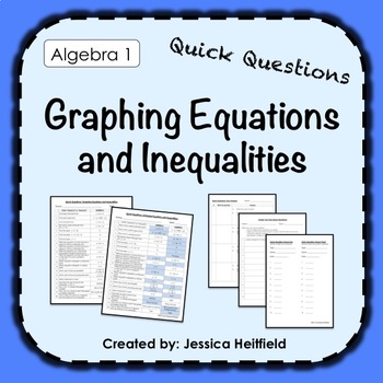 Preview of Graphing Linear Equations and Inequalities Activity FREE: Fix Common Mistakes!