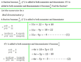 Linear Equations in Two variable (Word problems and substi