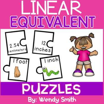 Preview of Linear Equivalent Puzzles- | Measurement Activity