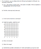 Linear Function Applications (Algebra 1 or 2)