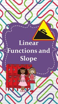 Preview of Linear Function and Slop Guided Notes