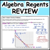 Linear Functions Algebra 1 Common Core Regents Review