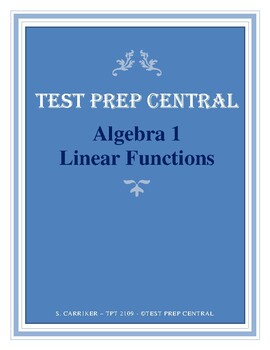 Preview of Linear Functions - Algebraic Thinking