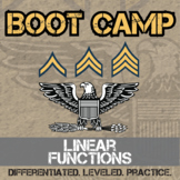 Linear Functions Boot Camp - Printable & Digital Practice 