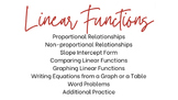 Linear Functions | FULL UNIT