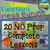 Linear Functions Mega Bundle: No Prep Foldable Lessons