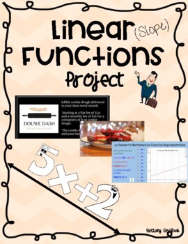 Preview of Linear Functions Project