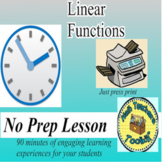Linear Functions - Ready Made Lesson