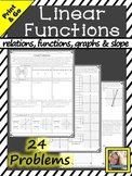 Linear Functions Review Packet