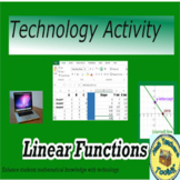 Linear Functions - Technology Activity