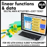 Linear Functions and Data Digital Math Activity