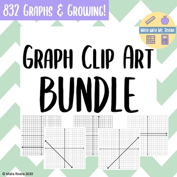 Preview of Linear Graphs Clip Art Bundle
