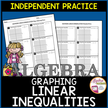 Preview of Graphing Linear Inequalities Practice