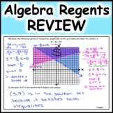 Linear Inequalities Algebra 1 Common Core Regents Review