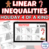 Linear Inequalities Algebra 1 Holiday Activity Digital and