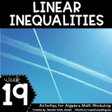 Linear Inequalities  - Algebra Math Workshop Math Games Ma