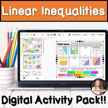 Preview of Linear Inequalities and Systems of Inequalities Digital Activity