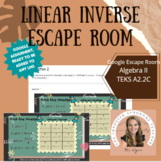 Linear Inverse (Digital Activity) Escape Room