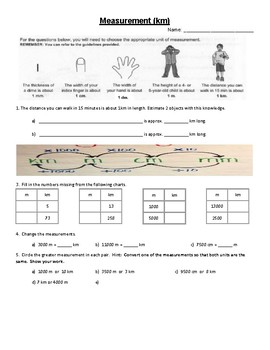 Linear Measurement Grade 3-5 Metric Worksheets by Great Stuff No Fluff