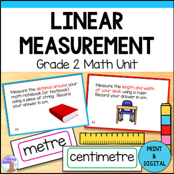 Preview of Linear Measurement Unit - Length - Grade 2 Math (Ontario) - Print & Digital