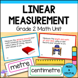 Linear Measurement Unit - Grade 2 (Ontario Curriculum)