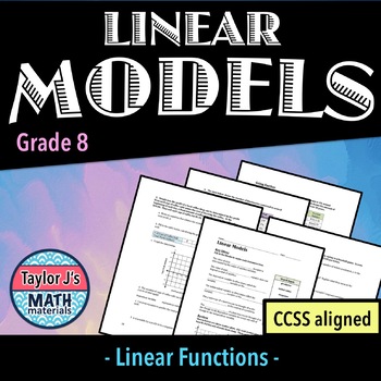 Preview of Linear Models Worksheet