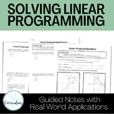 Systems of Inequalities Guided Notes with Linear Programmi