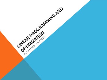 Preview of Linear Programming and Optimization Unit