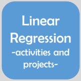 Linear Regression Bundle - Projects, Task Cards (Residuals