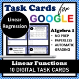 Linear Regression⭐Digital Task Cards