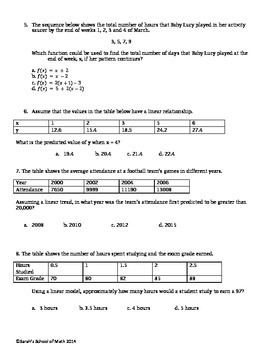 homework 3 writing linear equations applications & linear regression answers