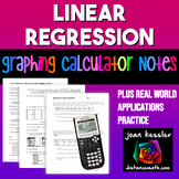 Linear Regression | TI-84 Graphing Calculator plus Applications