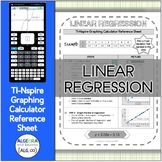 Linear Regression | TI-Nspire Graphing Calculator Referenc