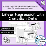 Linear Regression with Canadian Data