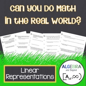 Preview of Linear Representations | Real World Applications