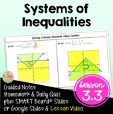 Systems of Inequalities (Algebra 2 - Unit 3)