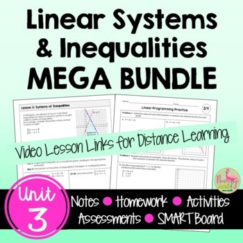 Preview of Linear Systems MEGA Bundle (Algebra 2 - Unit 3)