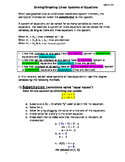Linear Systems of Equations: Podcast + Study Guide