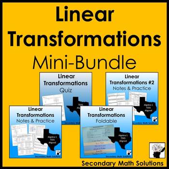 Preview of Linear Transformations Mini-Bundle