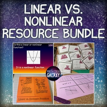 Preview of Linear and Nonlinear Functions Activities Bundle