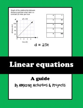 Preview of Linear equations